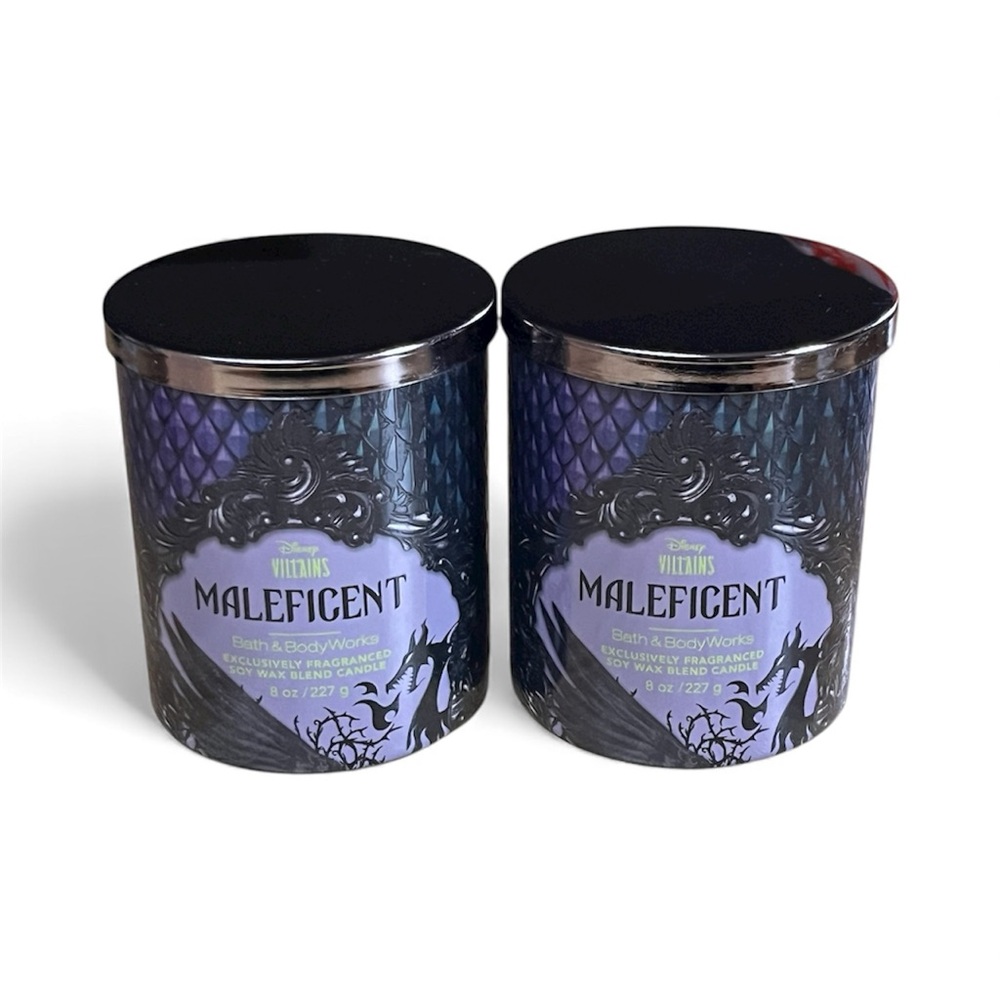 Bath & Body Works Disney’s Villains Maleficent Single Wick Candles- 2 Count